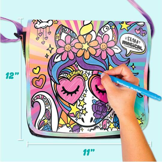 Just My Style® Unicorn Messenger Bag